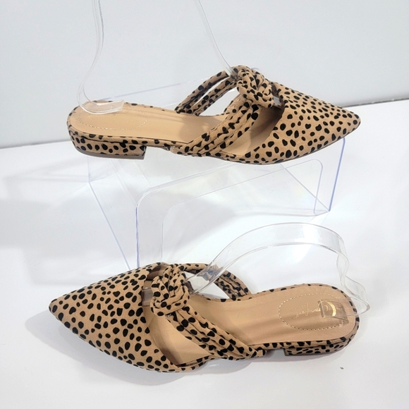 Cato Shoes - Cato Cheetah Print Slip On Mules